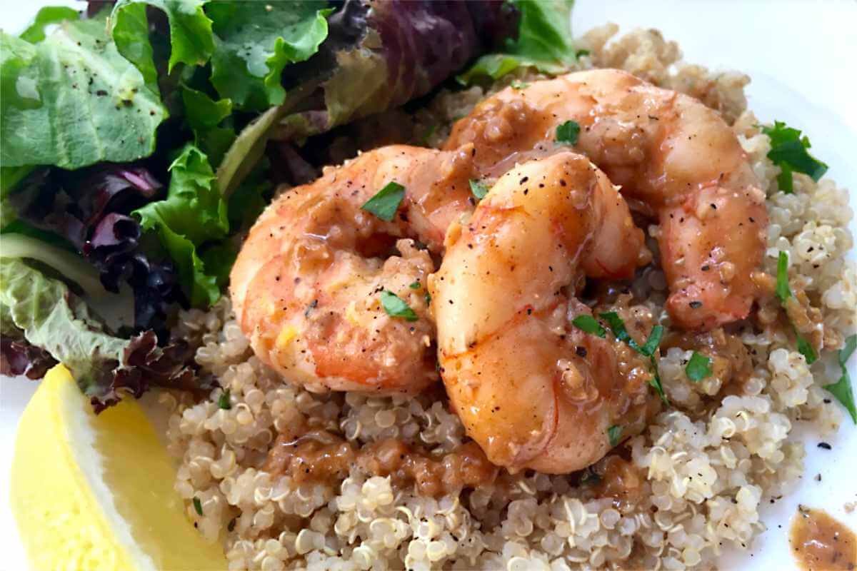 Lemon-Garlic Jumbo Shrimp - The Recipe Cookbook