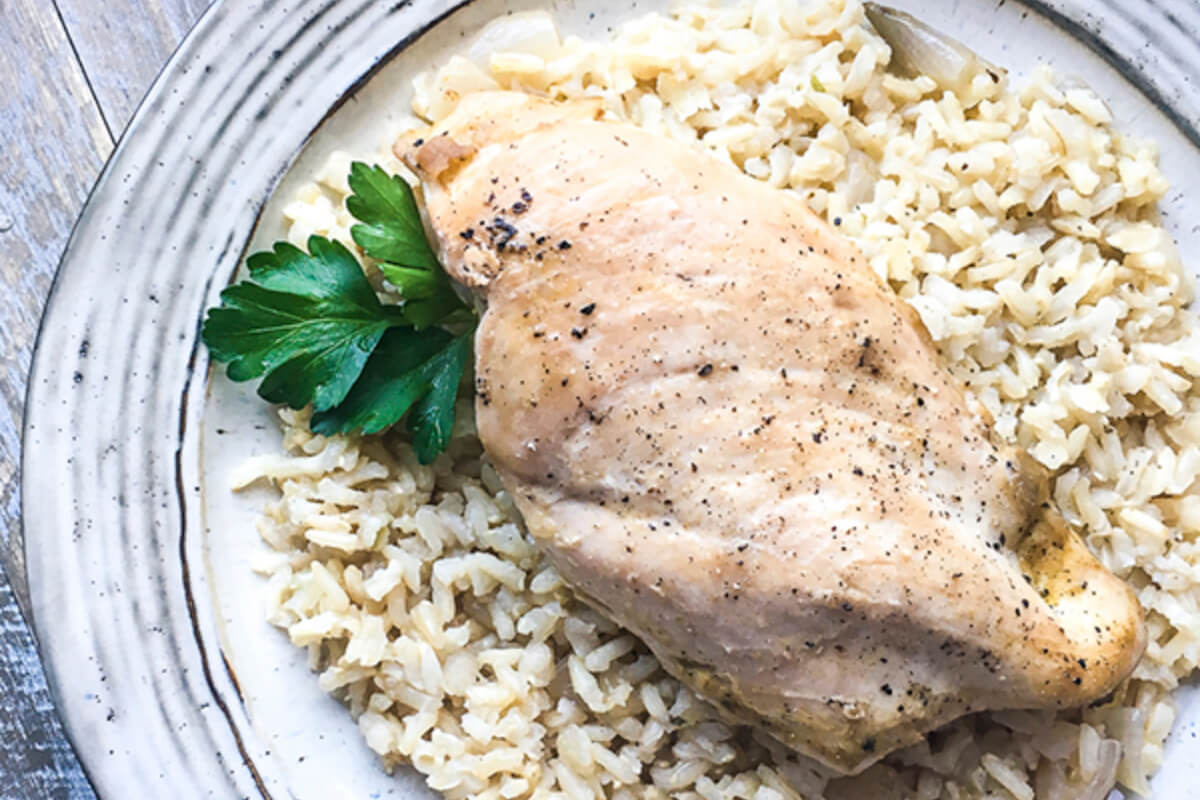 Baked Chicken & Rice Casserole